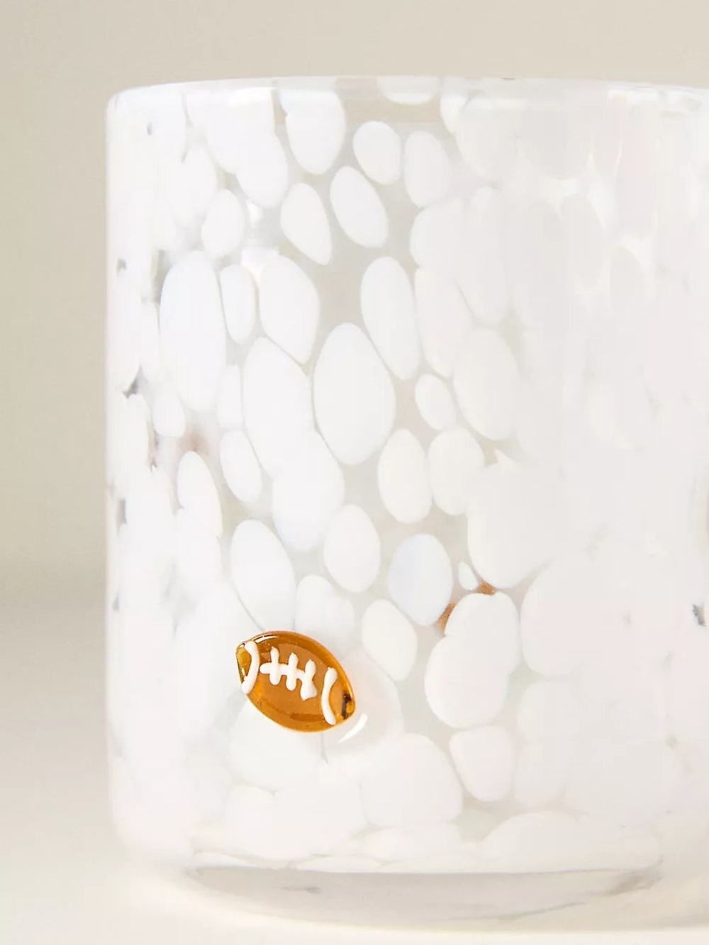 Anthro Sports Icon Juice Glass Football - Picture 3 of 3